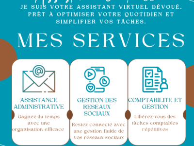 Je vais être votre assistant virtuel en vous libérant de certaines tâches