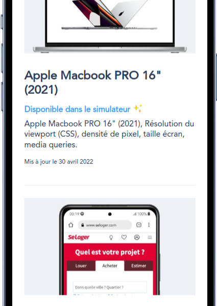 Création d'Application Mobile Android et IOS